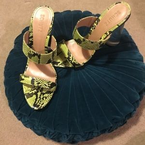 SCHUTZ snake 🐍 skin sandals